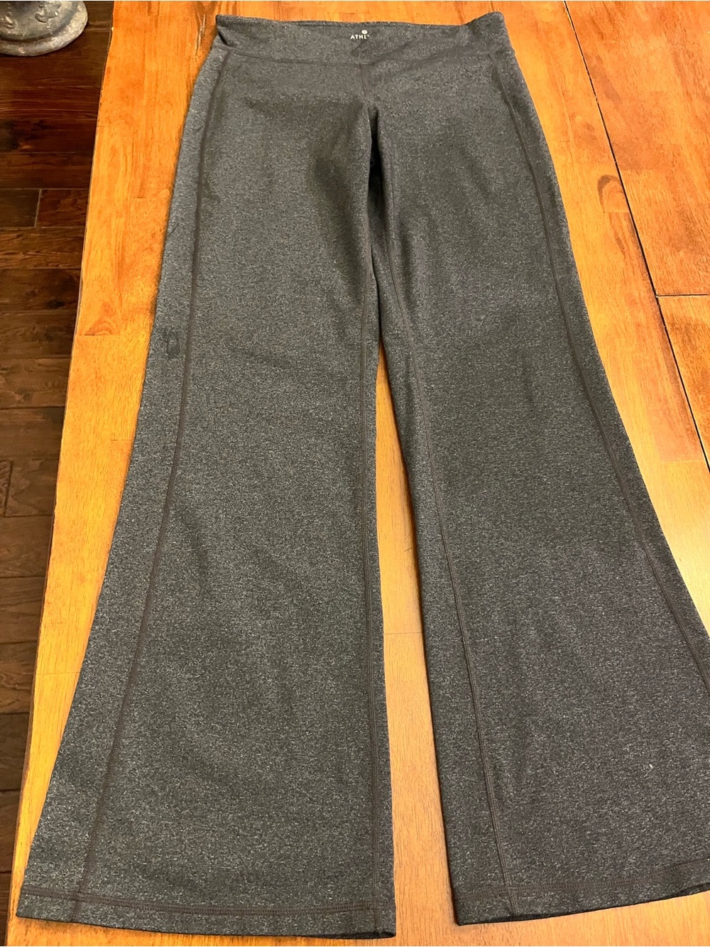 Athleta Gray Flared Leg Pants